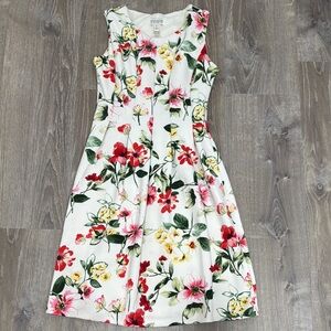 Enfocus Studio White Floral Dress
